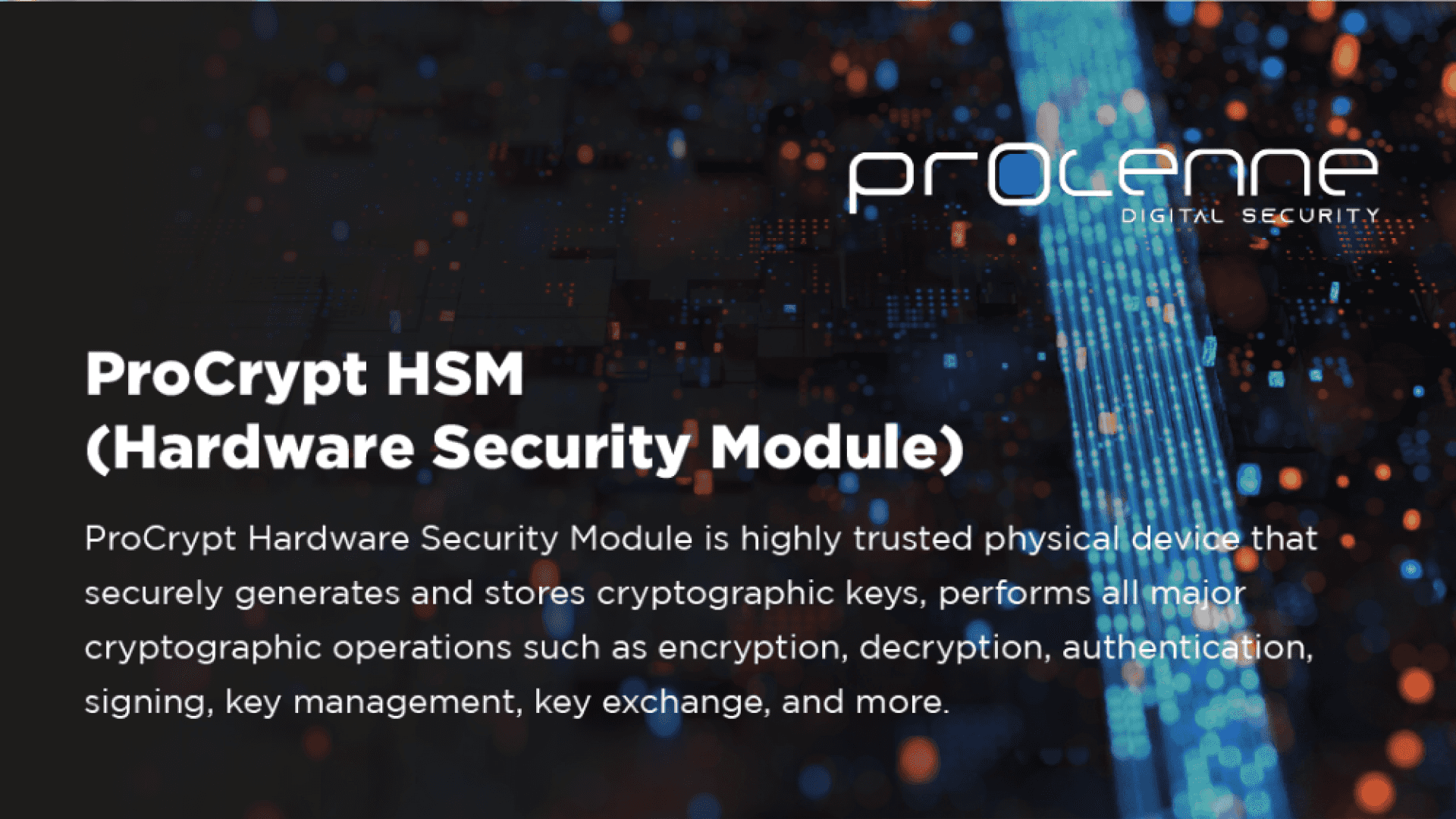 ProCrypt HSM Donanım Güvenlik Modülü